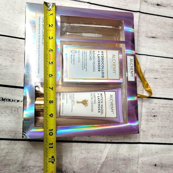 Alchemy 4 pc Blemish Rescue Kit Lavender Healing Patches & Witch Hazel  Cleanser - Picture 8 of 9